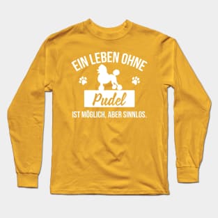 Poodle Long Sleeve T-Shirt